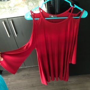 3/4 length bell sleeve dress